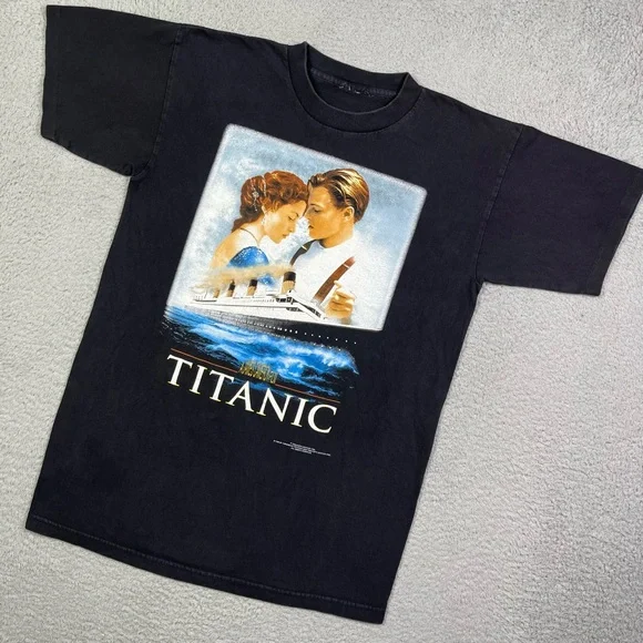 Vintage 1998 Titanic Movie promo T-shirt - Picture 1 of 5